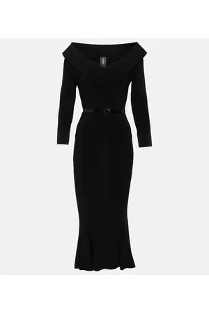 Norma Kamali Off-shoulder jersey midi dress