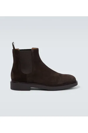 Gianvito Rossi Douglas suede chelsea boots