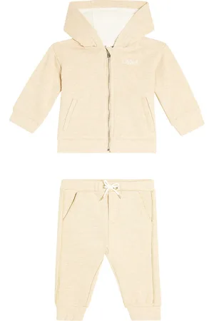 Chloé ChloÃ© Kids Baby cotton sweatshirt and sweatpants suit