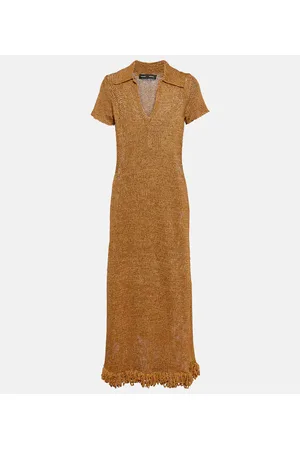 Proenza Schouler Tassel-trimmed midi dress