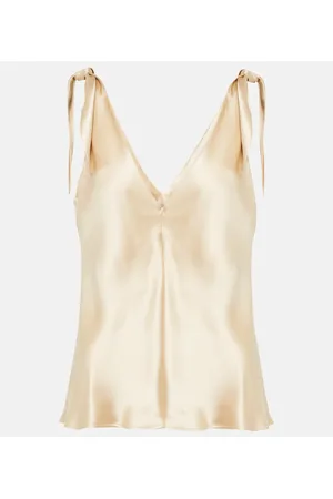 GABRIELA HEARST Arrow silk top