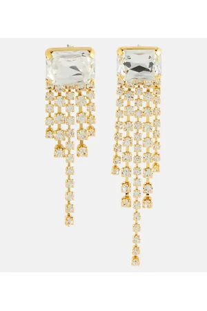 MAGDA BUTRYM Crystal-embellished drop earrings