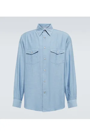 Loro Piana Thomas cotton and cashmere shirt