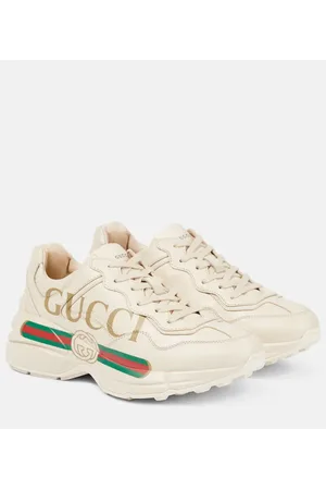 Gucci Rhyton leather sneakers