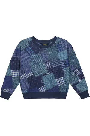 Ralph Lauren Patchwork cotton-blend sweatshirt