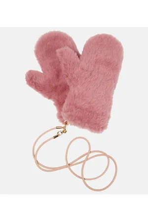 Max Mara Ombrato teddy mittens