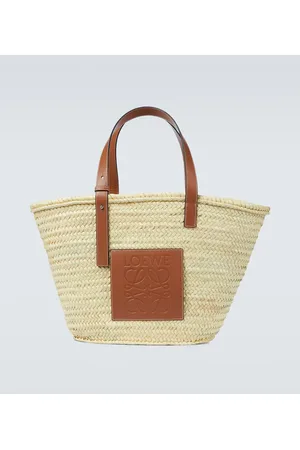 Loewe Large raffia tote bag