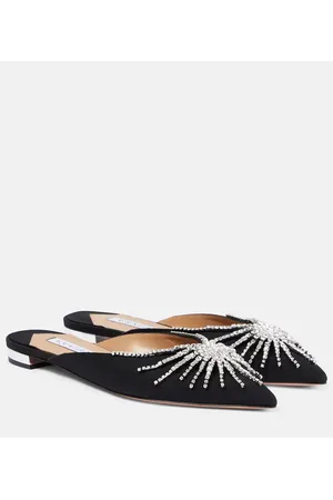 Aquazzura Sunshine embellished mules