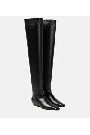 Khaite Marfa leather over-the-knee boots