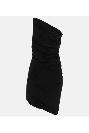 Norma Kamali Diana jersey one-shoulder midi dress