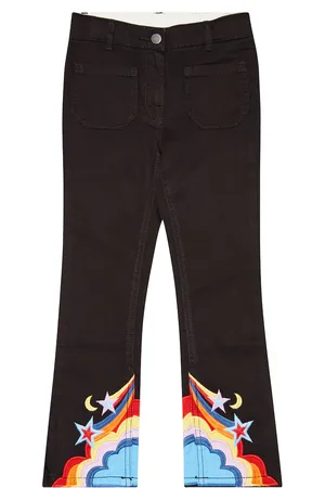 Stella McCartney Embroidered straight jeans