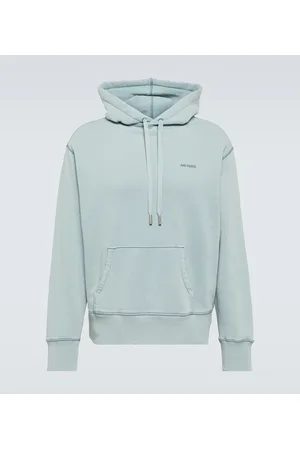 Ami Logo cotton jersey hoodie