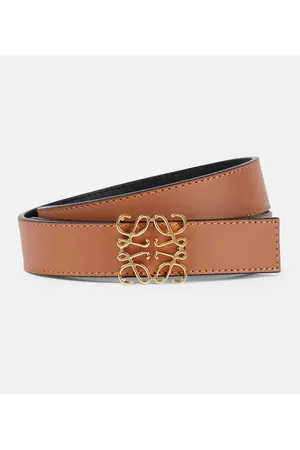 Loewe Anagram reversible leather belt