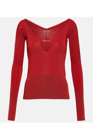 Jacquemus Le Haut Pralu off-shoulder sweater