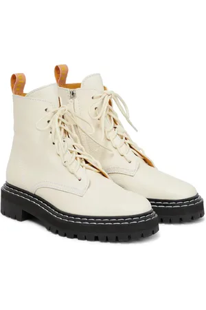 Proenza Schouler Leather lace-up ankle boots