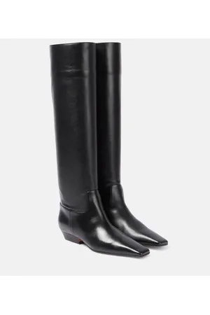 Khaite Marfa leather knee-high boots