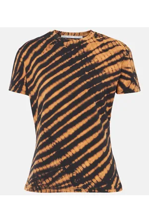 Proenza Schouler White Label Finley tie-dye cotton-blend T-shirt