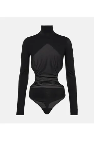Wolford X N21 cutout turtleneck bodysuit