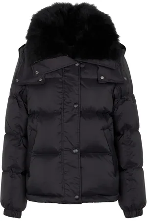 YVES SALOMON Shearling-trimmed down jacket