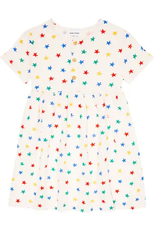 Bobo Choses Star-print cotton minidress