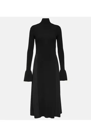 Joseph Mixed Media Duperre midi dress