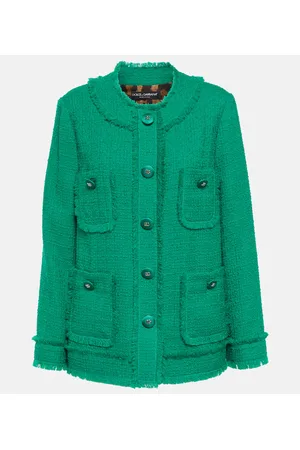 Dolce & Gabbana Embellished wool-blend jacket