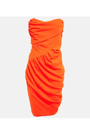 Vivienne Westwood Draped crÃªpe corset minidress