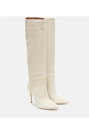 PARIS TEXAS Suede knee-high boots