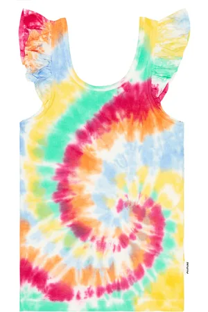 Molo Ranja tie-dye cotton-blend tank top