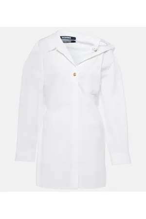 Jacquemus La Mini Robe Chemise cotton shirt dress