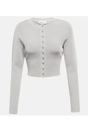 Victoria Beckham Glitter cropped cardigan