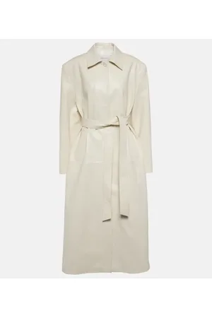 MAGDA BUTRYM Single-breasted leather coat