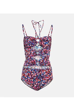 Isabel Marant Stiza floral swimsuit