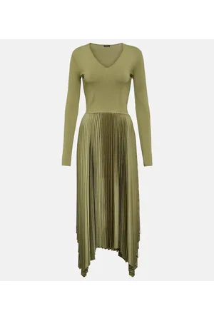 Joseph Dubois plissÃ© midi dress