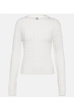 Totême Cable-knit wool sweater