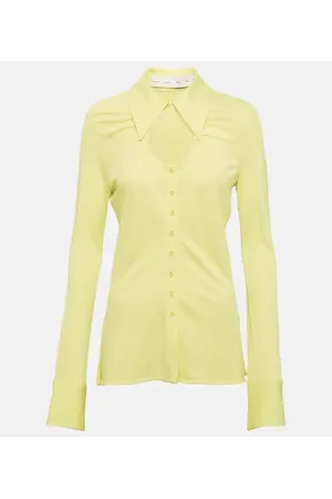 Proenza Schouler White Label cutout jersey shirt