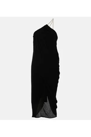 Chloé ChloÃ© One-shoulder virgin wool midi dress