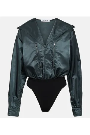 Alaïa AlaÃ¯a Hooded bodysuit
