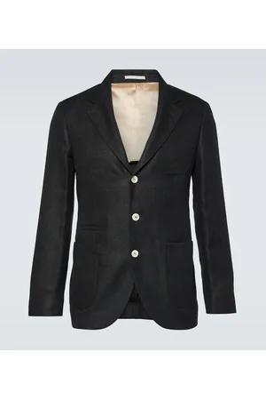 Brunello Cucinelli Linen, wool, and silk blazer