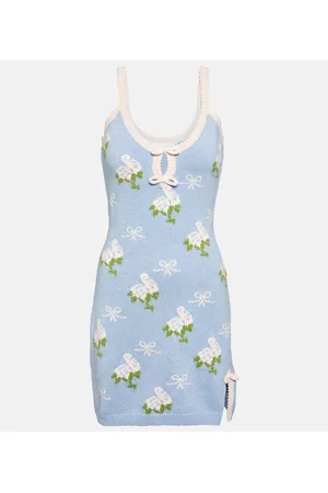 LOVESHACKFANCY Lopez knit minidress