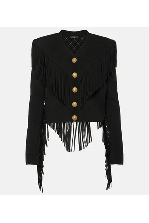 Balmain Fringed cardigan