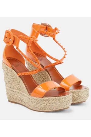 Christian Louboutin Chocazeppa 120 embellished wedge sandals