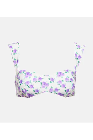 MAGDA BUTRYM Floral bikini top