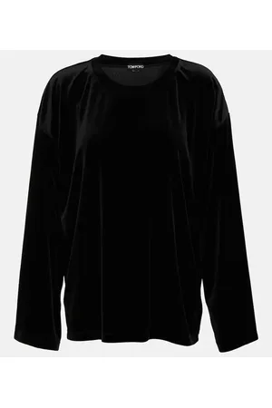 Tom Ford Asymmetric jersey top