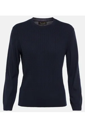 Loro Piana Castle Crag cashmere cable-knit sweater