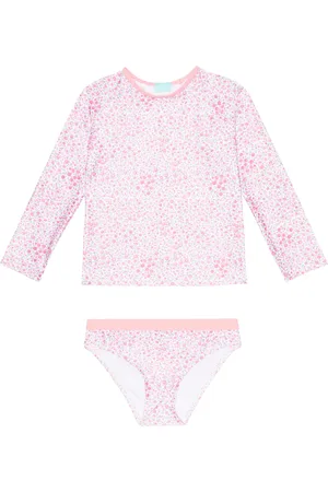Melissa Odabash Baby Dakota floral rashguard swim set