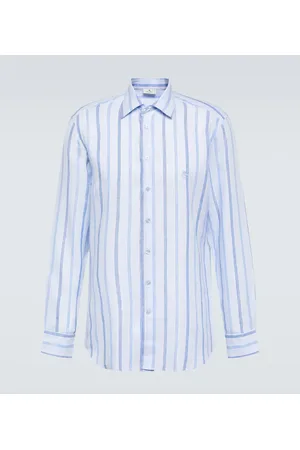 Etro Striped linen shirt