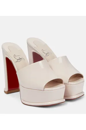 Christian Louboutin Amali Alta patent leather mules