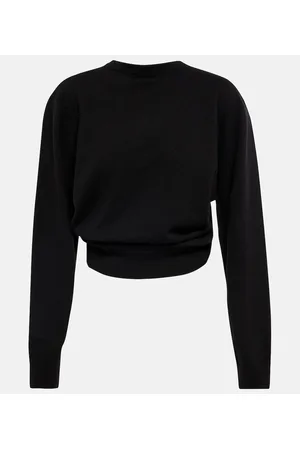 The Row Laris gathered cashmere sweater