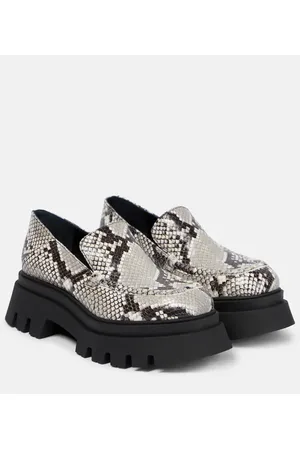 Dorothee Schumacher Printed leather platform loafers